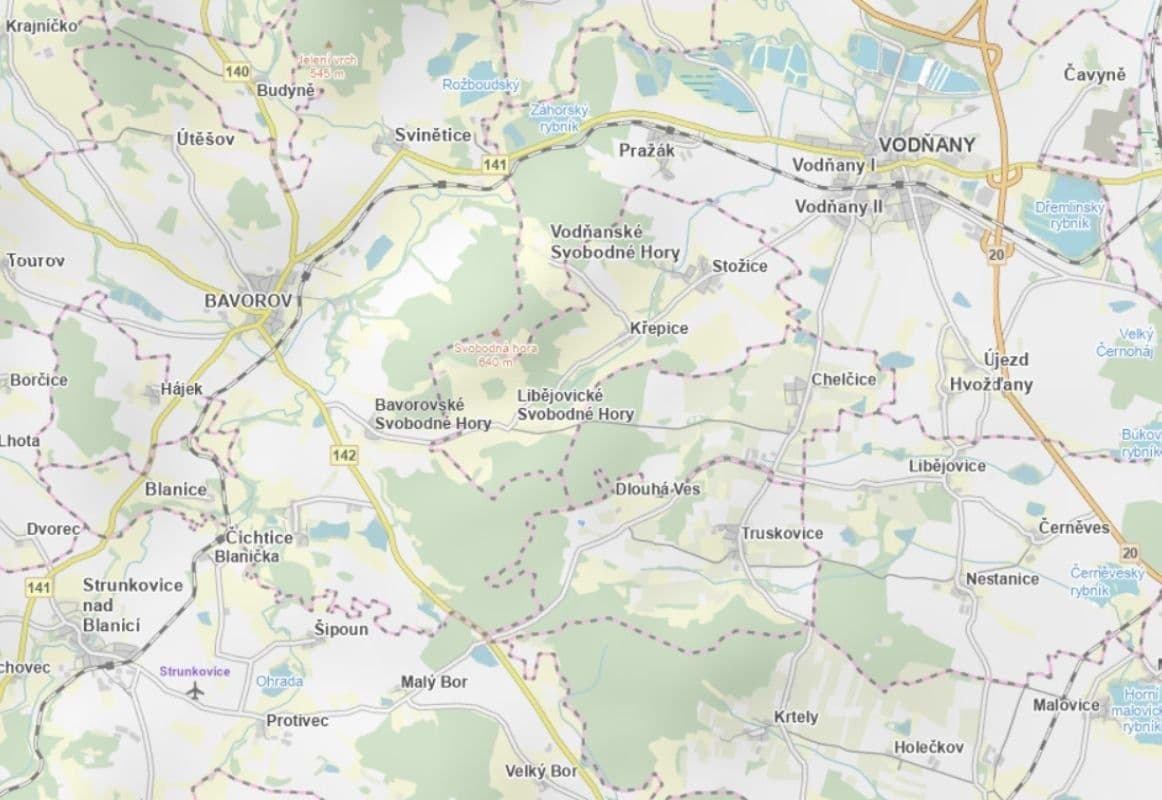 Predaj pozemku 2.454 m², Truskovice, Jihočeský kraj Predaj pozemku 2.454 m², Truskovice, Jihočeský kraj