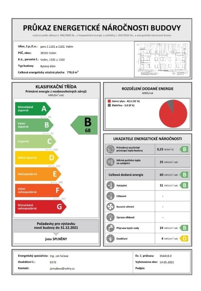 Prenájom bytu 2-izbový 50 m², Palackého, Velim, Středočeský kraj Prenájom bytu 2-izbový 50 m², Palackého, Velim, Středočeský kraj