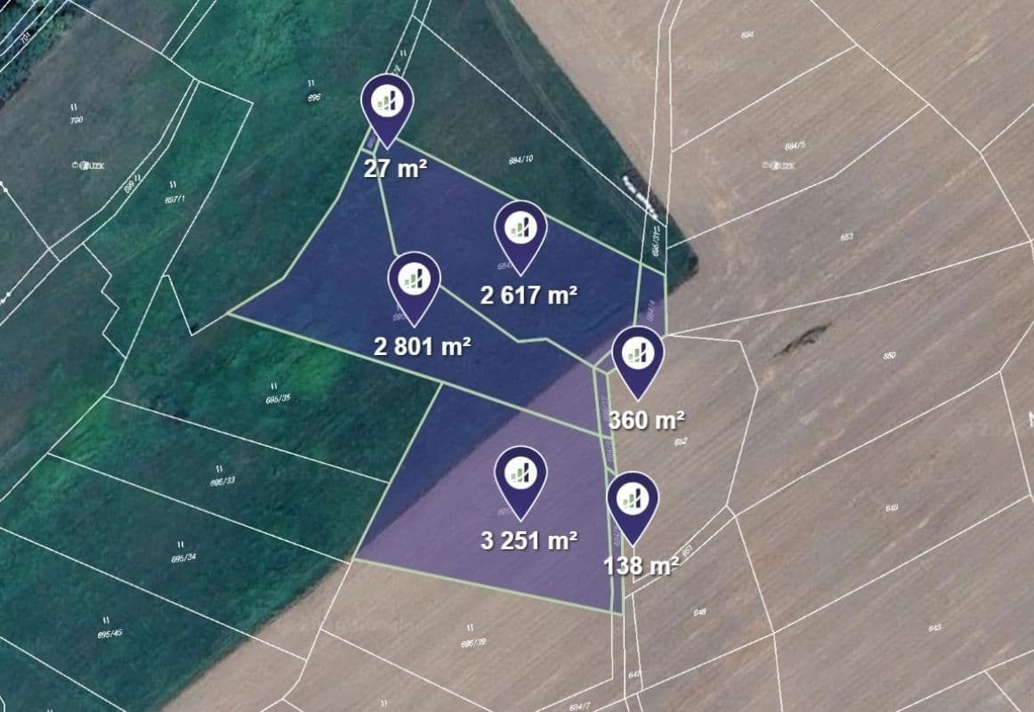 Predaj pozemku 9.194 m², Oselce, Plzeňský kraj Predaj pozemku 9.194 m², Oselce, Plzeňský kraj