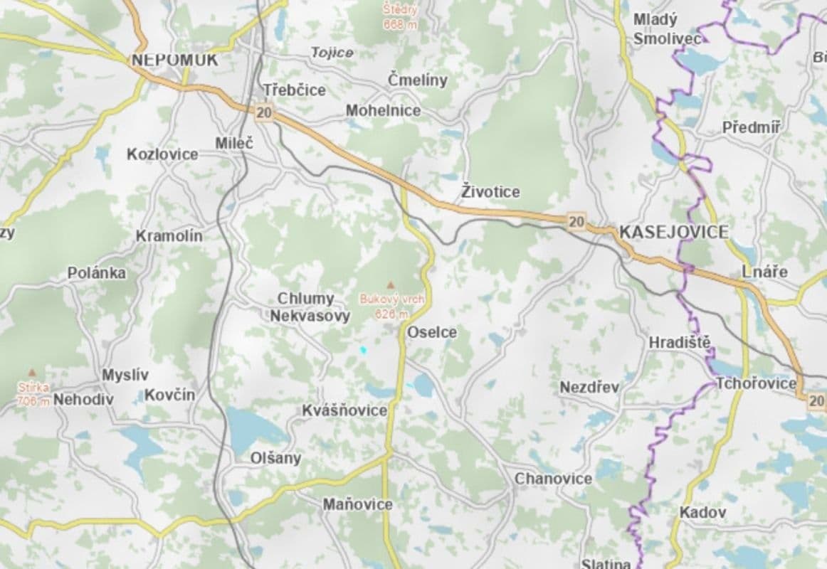 Predaj pozemku 9.194 m², Oselce, Plzeňský kraj Predaj pozemku 9.194 m², Oselce, Plzeňský kraj