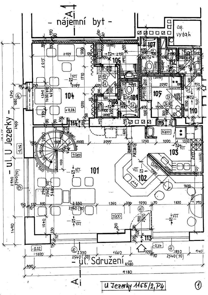 Prenájom nebytového priestoru 141 m², U Jezerky, Praha, Praha Prenájom nebytového priestoru 141 m², U Jezerky, Praha, Praha