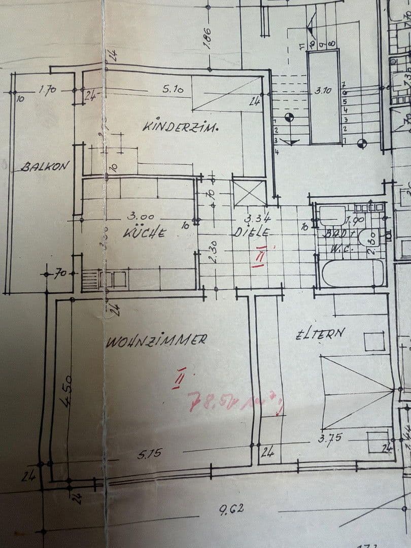 Prenájom bytu 3-izbový 79 m², Handwerksweg 14, Bochum, Severné Porýnie - Westfálsko Prenájom bytu 3-izbový 79 m², Handwerksweg 14, Bochum, Severné Porýnie - Westfálsko