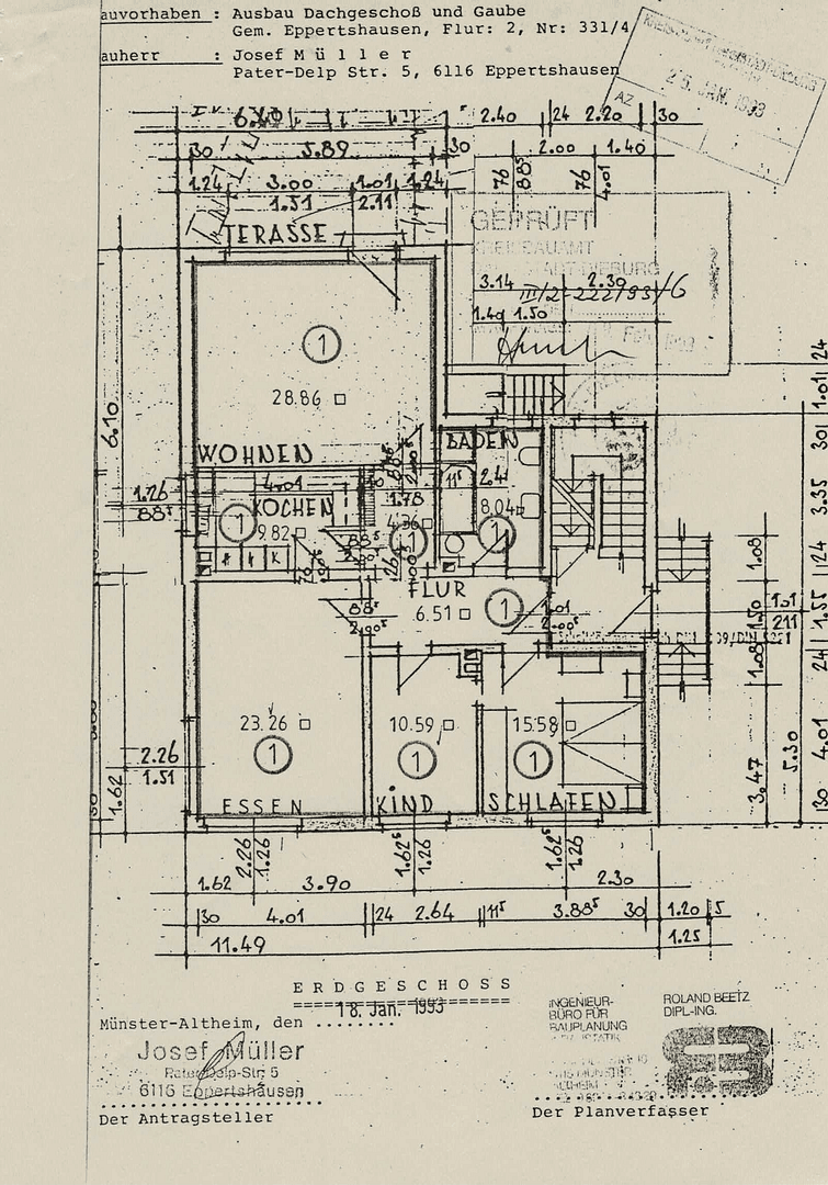 Predaj bytu 4-izbový 103 m², Eppertshausen, Hesensko Predaj bytu 4-izbový 103 m², Eppertshausen, Hesensko
