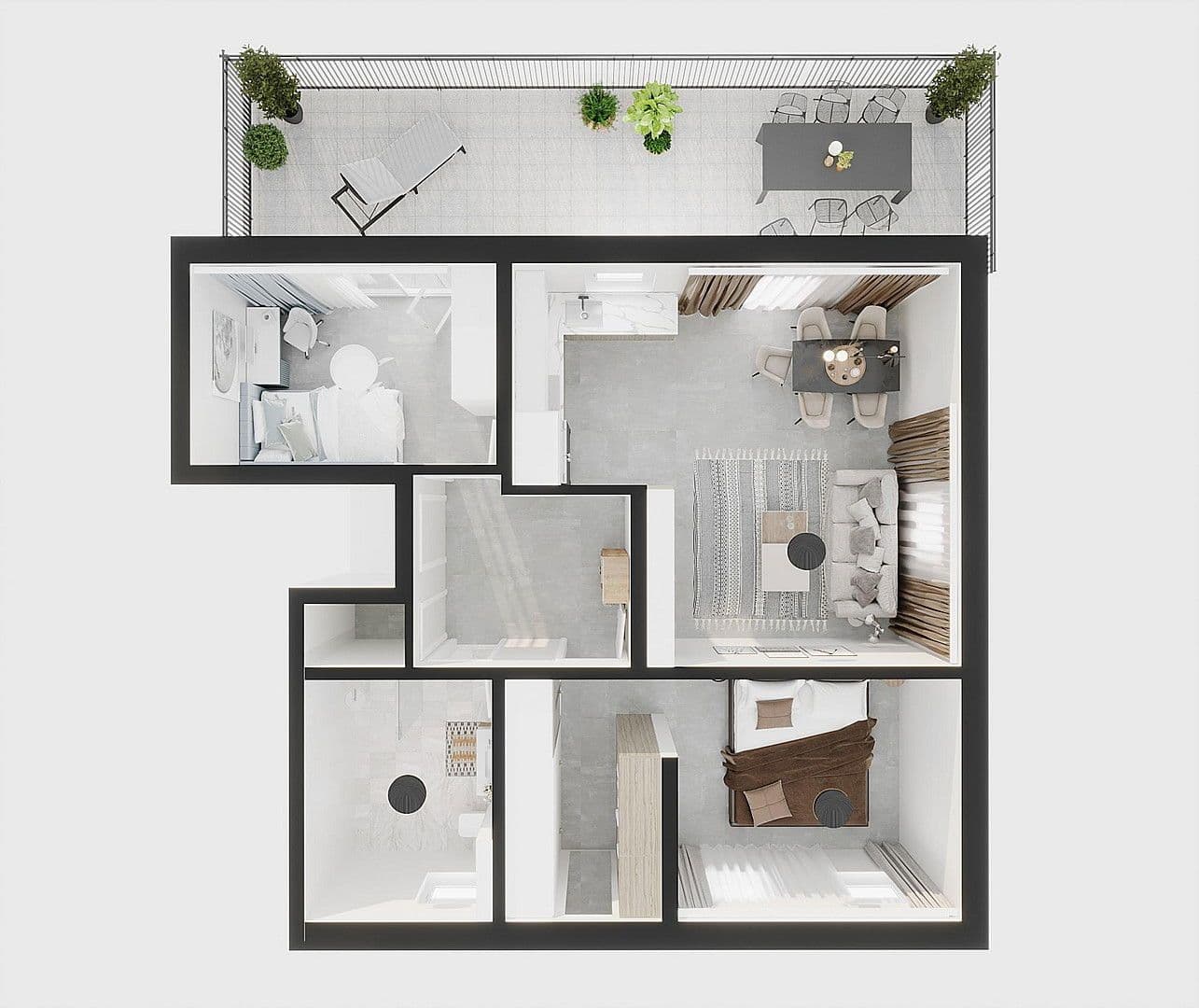 Prenájom bytu 3-izbový 85 m², Offenbach am Main, Hesensko Prenájom bytu 3-izbový 85 m², Offenbach am Main, Hesensko