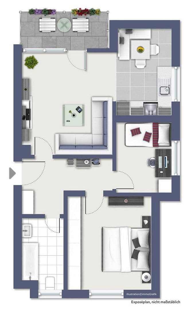 Predaj bytu 3-izbový 62 m², Oberursel (Taunus), Hesensko Predaj bytu 3-izbový 62 m², Oberursel (Taunus), Hesensko