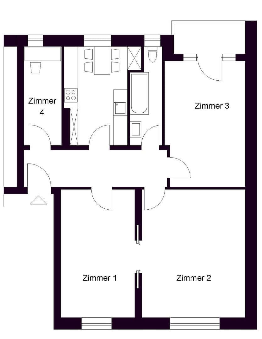 Predaj bytu 3-izbový 92 m², Fuhlsbüttler Straße 551, Hamburg, Hamburg Predaj bytu 3-izbový 92 m², Fuhlsbüttler Straße 551, Hamburg, Hamburg
