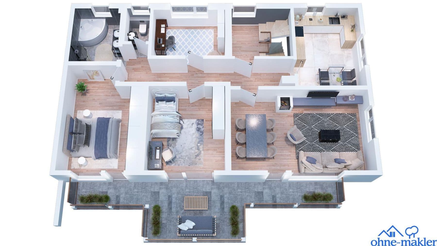 Predaj bytu 5-izbový 113 m², Neckartailfingen, Bádensko-Wurttembersko Predaj bytu 5-izbový 113 m², Neckartailfingen, Bádensko-Wurttembersko