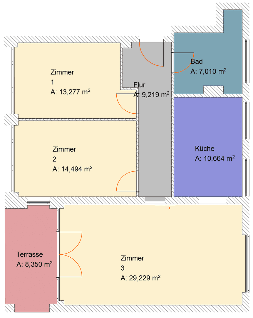 Prenájom bytu 3-izbový 86 m², Machonstraße 44, Berlin, Berlín Prenájom bytu 3-izbový 86 m², Machonstraße 44, Berlin, Berlín