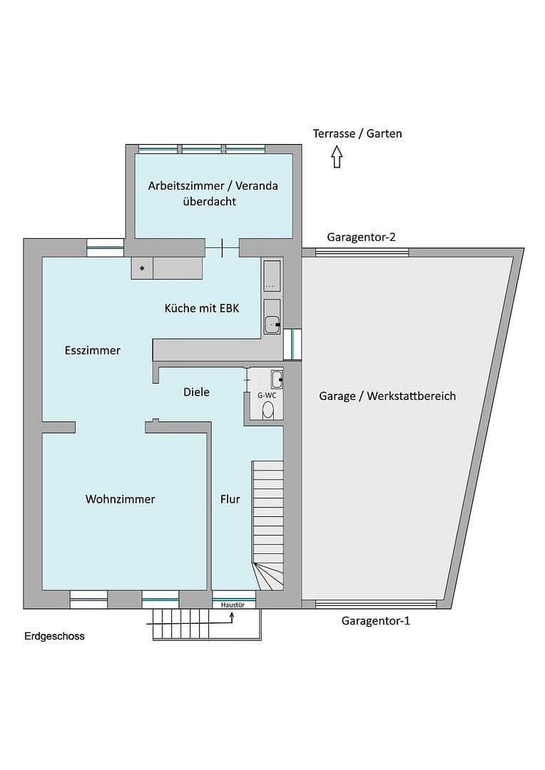 Predaj domu 125 m², pozemek 422 m², Großrosseln, Sársko Predaj domu 125 m², pozemek 422 m², Großrosseln, Sársko