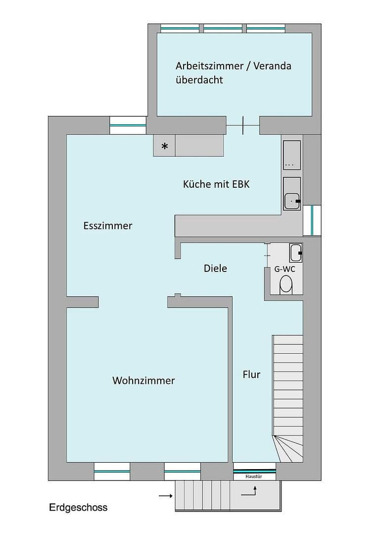 Predaj domu 125 m², pozemek 422 m², Großrosseln, Sársko Predaj domu 125 m², pozemek 422 m², Großrosseln, Sársko