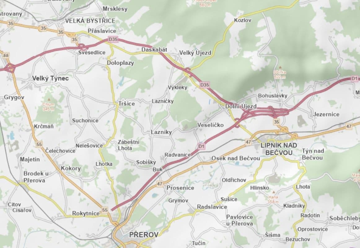 Predaj pozemku 4.372 m², Dolní Újezd, Olomoucký kraj Predaj pozemku 4.372 m², Dolní Újezd, Olomoucký kraj