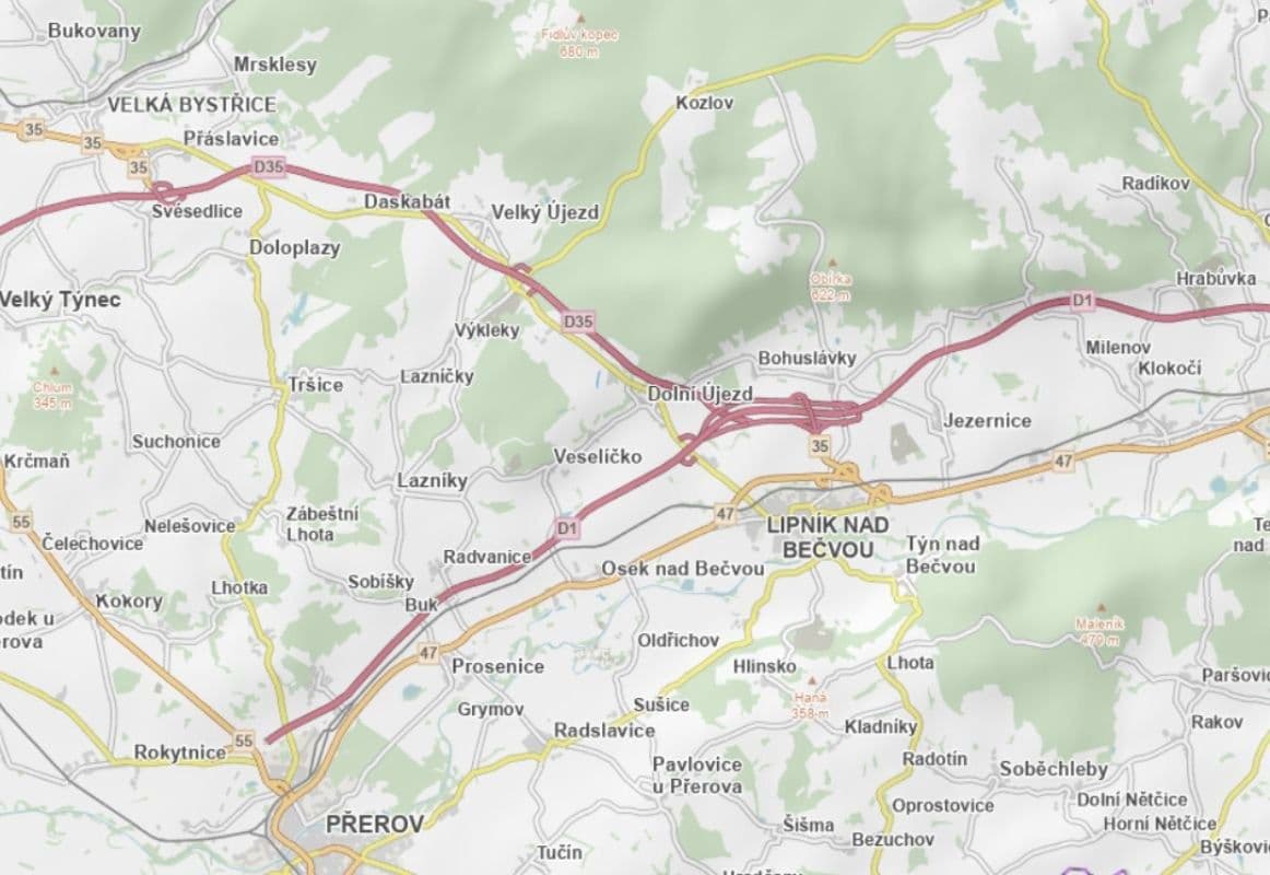 Predaj pozemku 3.810 m², Dolní Újezd, Olomoucký kraj Predaj pozemku 3.810 m², Dolní Újezd, Olomoucký kraj