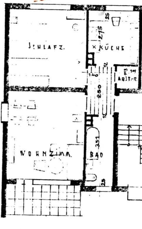 Prenájom bytu 2-izbový 52 m², Ackerstraße 22, Oberhausen, Severné Porýnie - Westfálsko Prenájom bytu 2-izbový 52 m², Ackerstraße 22, Oberhausen, Severné Porýnie - Westfálsko