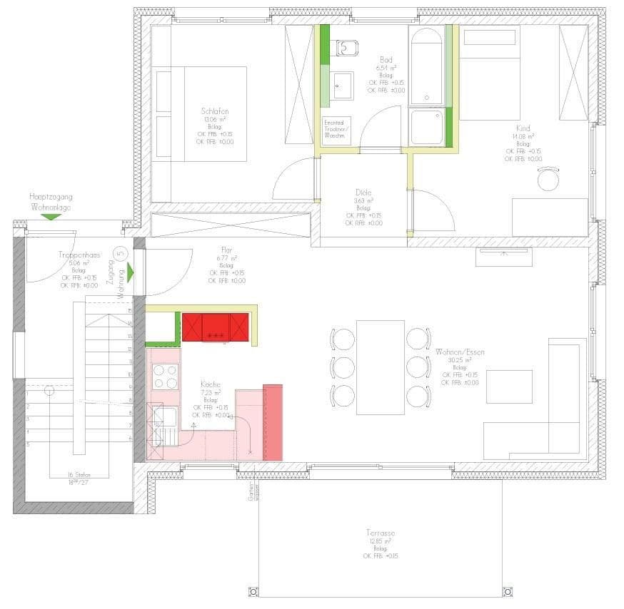 Predaj bytu 3-izbový 82 m², Holzheim, Bavorsko Predaj bytu 3-izbový 82 m², Holzheim, Bavorsko