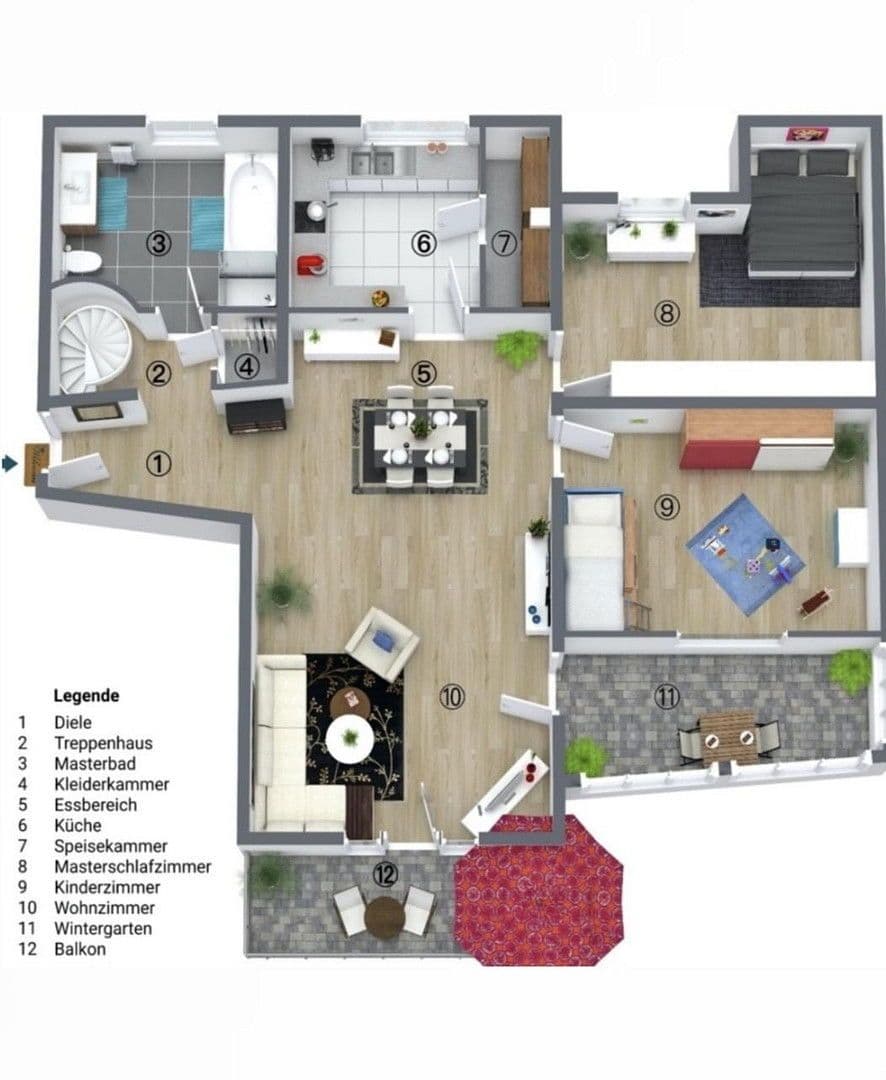 Predaj bytu 3-izbový 133 m², Ottobrunn, Bavorsko Predaj bytu 3-izbový 133 m², Ottobrunn, Bavorsko