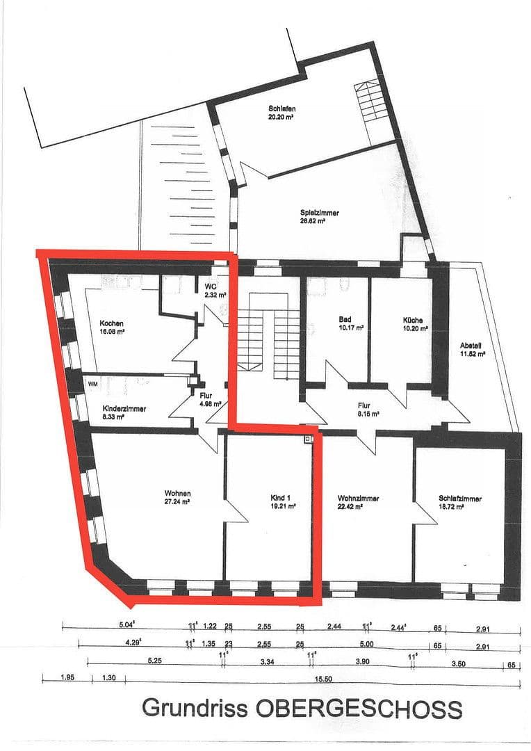 Prenájom bytu 3-izbový 78 m², Ludwigstraße 35, Bad Brückenau, Bavorsko Prenájom bytu 3-izbový 78 m², Ludwigstraße 35, Bad Brückenau, Bavorsko