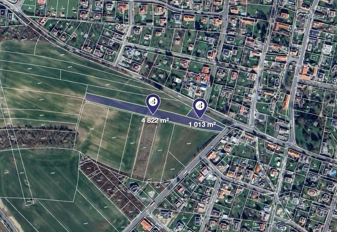 Predaj pozemku 5.835 m², Úvaly, Středočeský kraj Predaj pozemku 5.835 m², Úvaly, Středočeský kraj