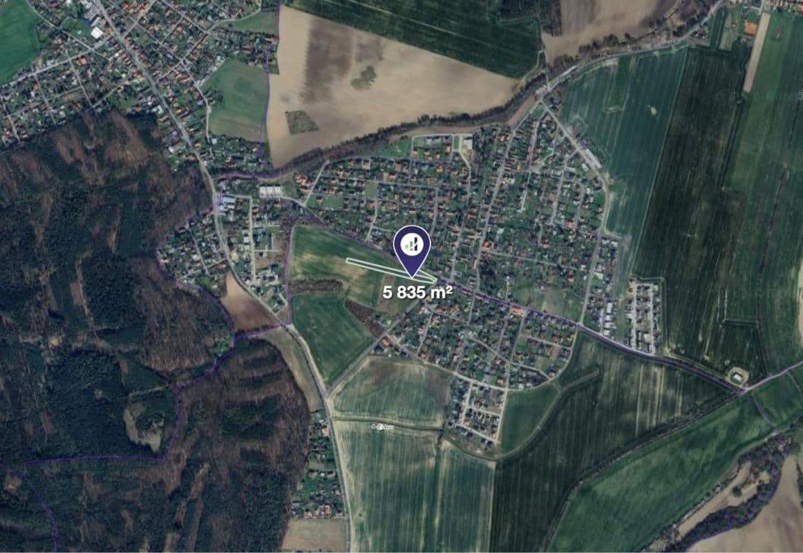 Predaj pozemku 5.835 m², Úvaly, Středočeský kraj Predaj pozemku 5.835 m², Úvaly, Středočeský kraj