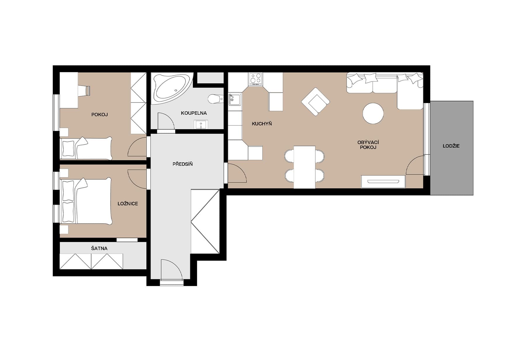 Predaj bytu 3-izbový 88 m², gen. Píky, Olomouc, Olomoucký kraj Predaj bytu 3-izbový 88 m², gen. Píky, Olomouc, Olomoucký kraj