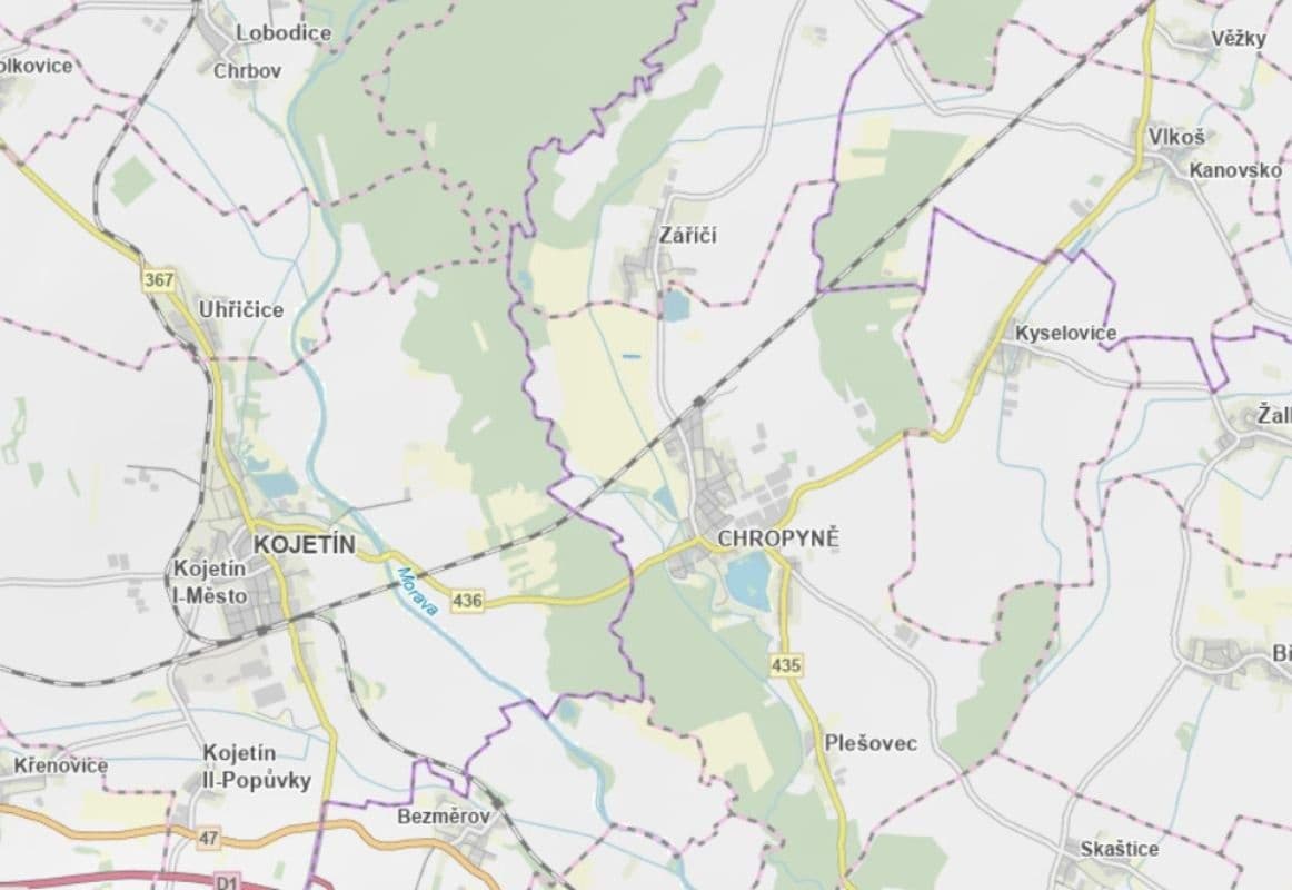 Predaj pozemku 1.812 m², Chropyně, Zlínský kraj Predaj pozemku 1.812 m², Chropyně, Zlínský kraj