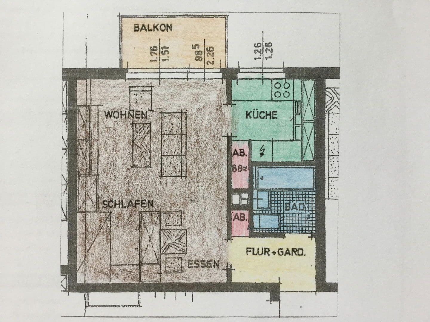 Prenájom bytu 1-izbový 42 m², Bad Salzdetfurth, Dolné Sasko Prenájom bytu 1-izbový 42 m², Bad Salzdetfurth, Dolné Sasko