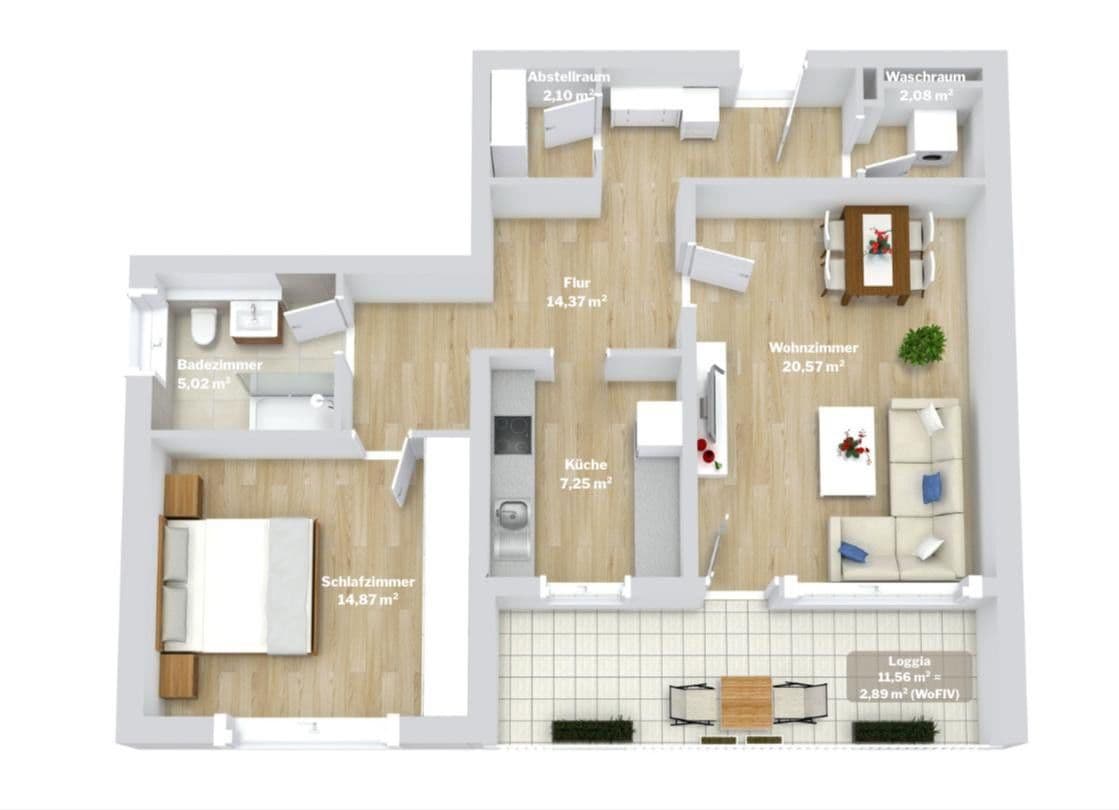 Predaj bytu 2-izbový 67 m², Peter Krammer Str. 2, Schweinfurt, Bavorsko Predaj bytu 2-izbový 67 m², Peter Krammer Str. 2, Schweinfurt, Bavorsko