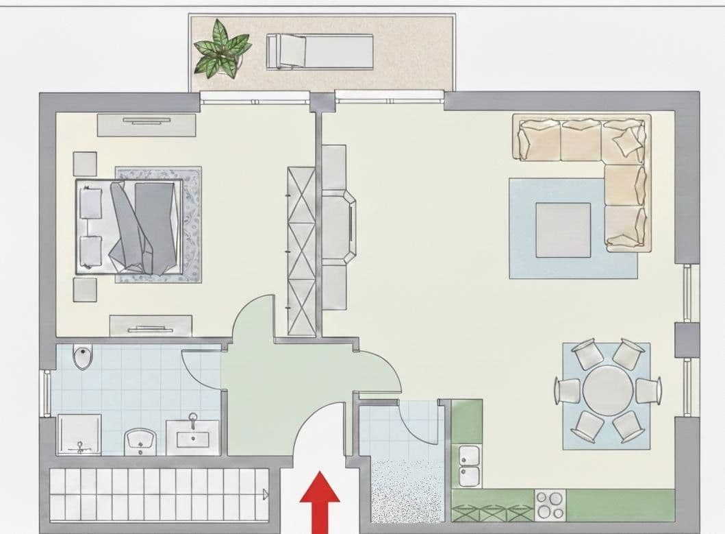 Prenájom bytu 3-izbový 70 m², Kleinostheim, Bavorsko Prenájom bytu 3-izbový 70 m², Kleinostheim, Bavorsko