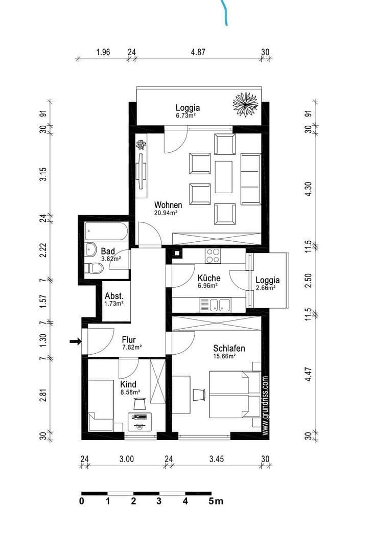 Prenájom bytu 3-izbový 70 m², Denninger Str. 202, München, Bavorsko Prenájom bytu 3-izbový 70 m², Denninger Str. 202, München, Bavorsko
