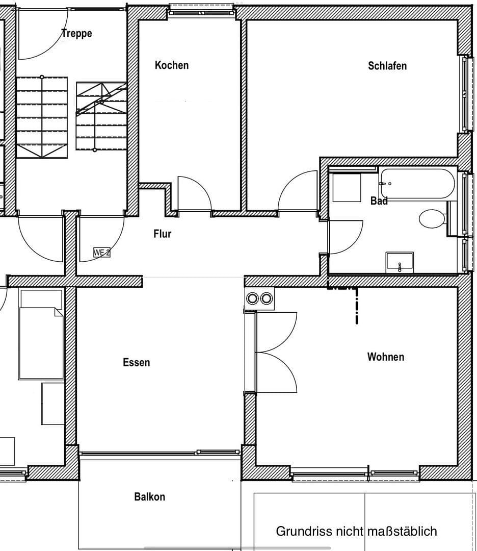 Prenájom bytu 3-izbový 74 m², Gerbrunn, Bavorsko Prenájom bytu 3-izbový 74 m², Gerbrunn, Bavorsko