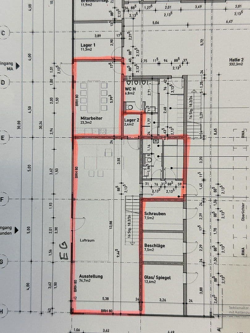 Prenájom kancelárie 196 m², Anhalter Str. 12, Hamm, Severné Porýnie - Westfálsko Prenájom kancelárie 196 m², Anhalter Str. 12, Hamm, Severné Porýnie - Westfálsko