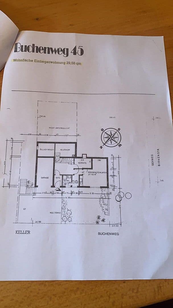 Prenájom bytu 30 m², Buchenweg 45, Würzburg, Bavorsko Prenájom bytu 30 m², Buchenweg 45, Würzburg, Bavorsko