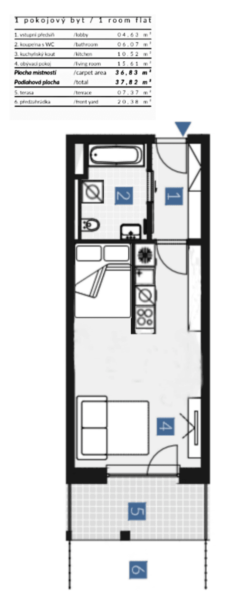 Prenájom bytu 1-izbový 38 m², Velvarská, Horoměřice, Středočeský kraj Prenájom bytu 1-izbový 38 m², Velvarská, Horoměřice, Středočeský kraj