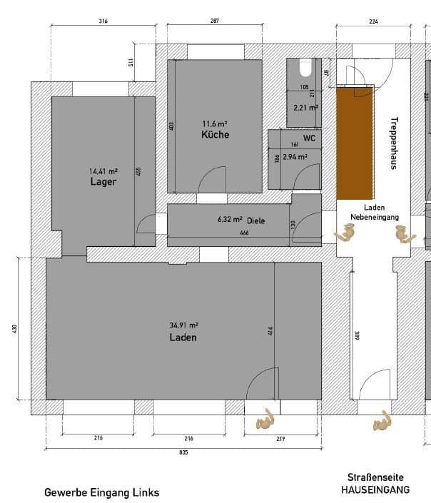 Prenájom nebytového priestoru 103 m², Uellendahler Straße 332, Wuppertal, Severné Porýnie - Westfálsko Prenájom nebytového priestoru 103 m², Uellendahler Straße 332, Wuppertal, Severné Porýnie - Westfálsko