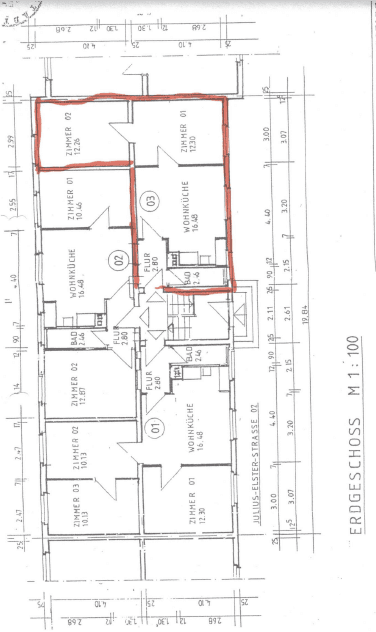 Predaj bytu 2-izbový 46 m², Braunschweig, Dolné Sasko Predaj bytu 2-izbový 46 m², Braunschweig, Dolné Sasko