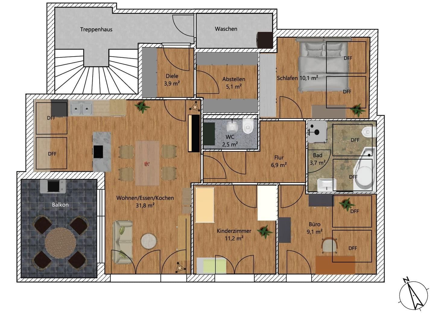 Predaj bytu 4-izbový 87 m², Am Durbach 1, Durbach, Bádensko-Wurttembersko Predaj bytu 4-izbový 87 m², Am Durbach 1, Durbach, Bádensko-Wurttembersko