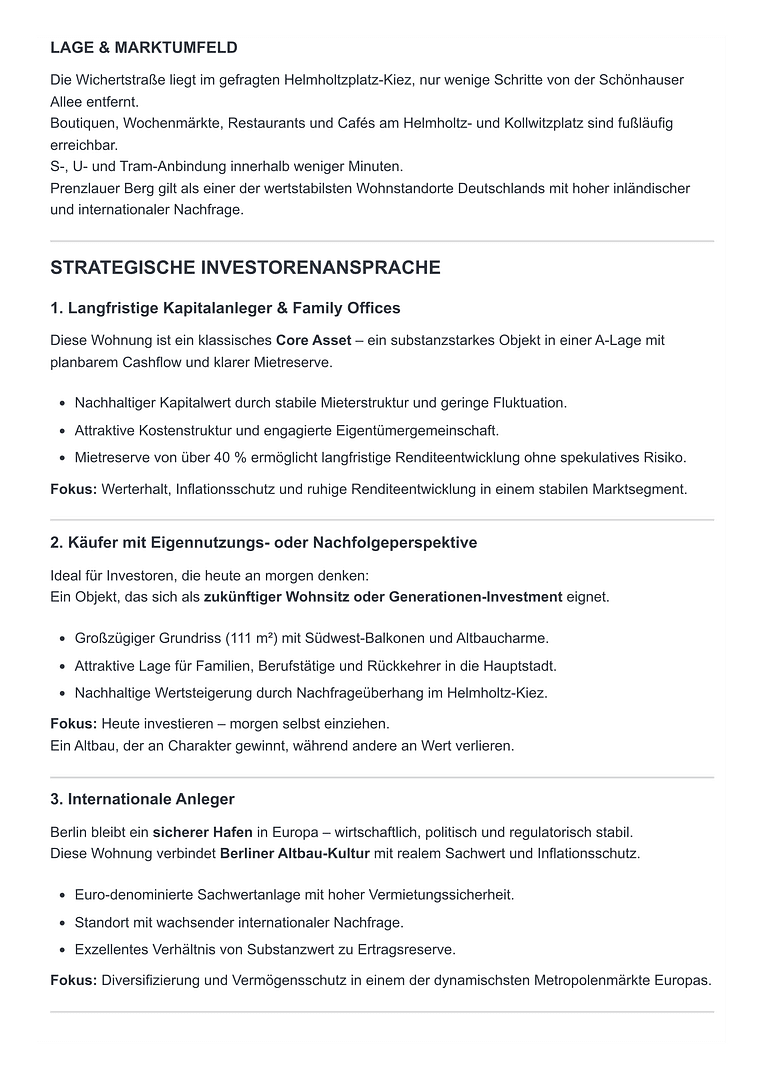 Predaj bytu 3-izbový 112 m², Wichertstr. 69, Berlin, Berlín Predaj bytu 3-izbový 112 m², Wichertstr. 69, Berlin, Berlín