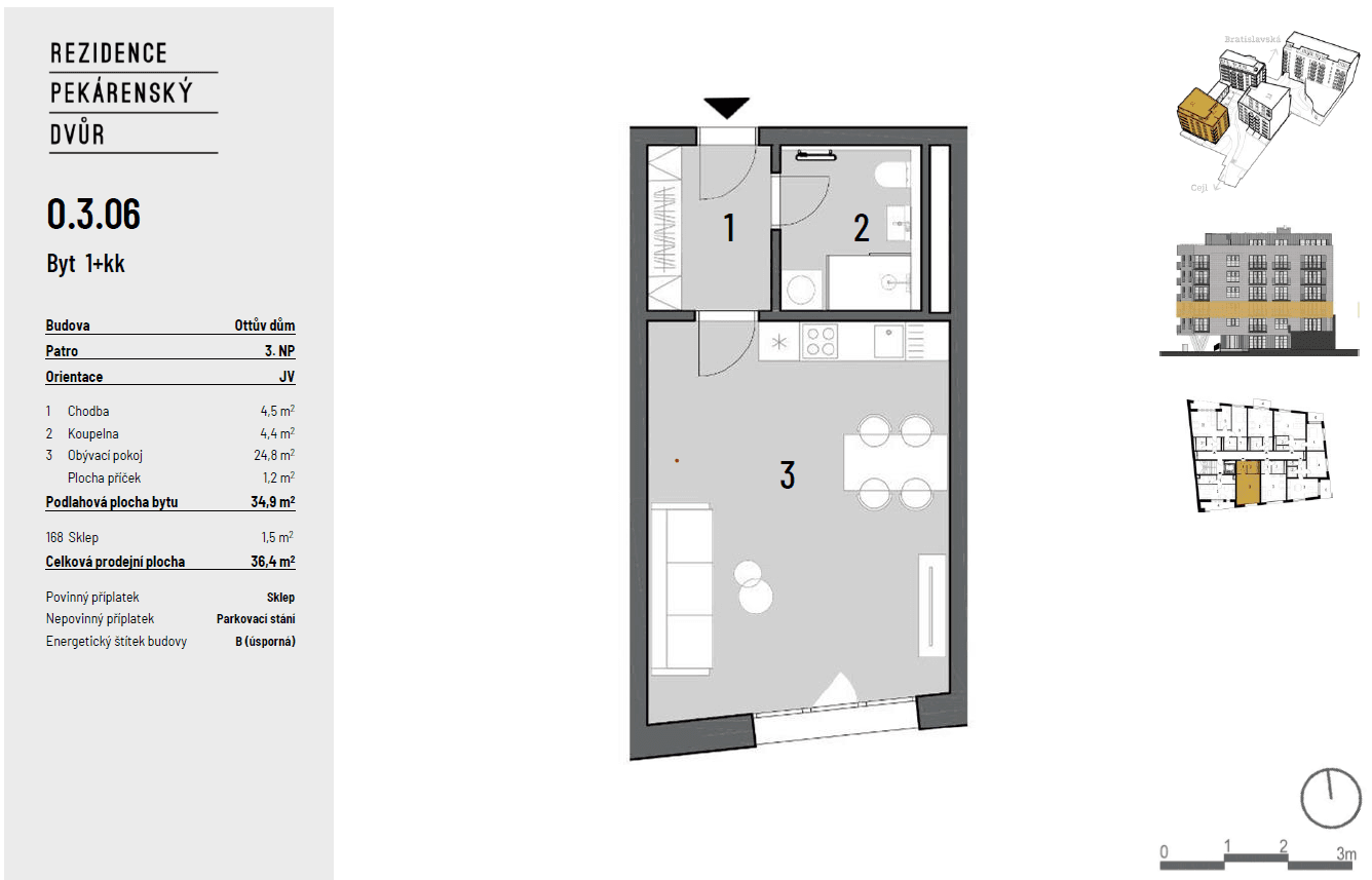 Prenájom bytu 1-izbový 35 m², Bratislavská, Brno, Jihomoravský kraj Prenájom bytu 1-izbový 35 m², Bratislavská, Brno, Jihomoravský kraj
