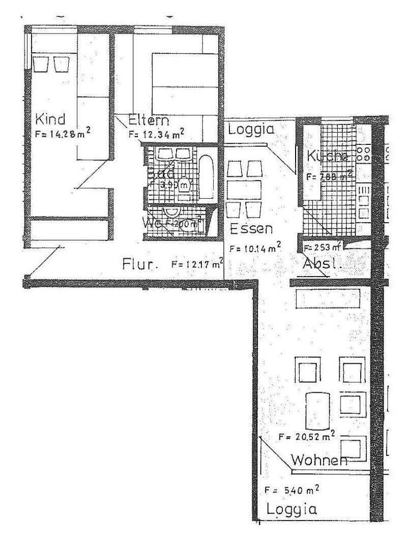 Prenájom bytu 3-izbový 87 m², Bamberg, Bavorsko Prenájom bytu 3-izbový 87 m², Bamberg, Bavorsko