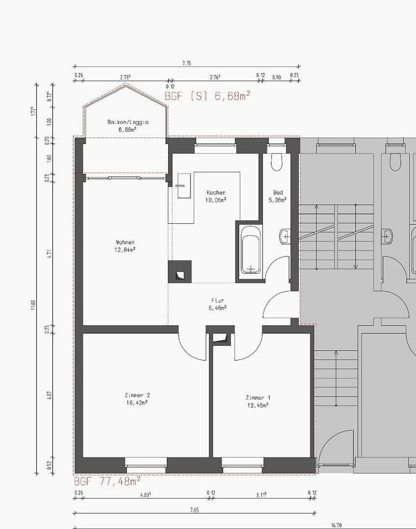 Predaj bytu 2-izbový 68 m², Hindenburgstraße, 12, Konstanz, Bádensko-Wurttembersko Predaj bytu 2-izbový 68 m², Hindenburgstraße, 12, Konstanz, Bádensko-Wurttembersko