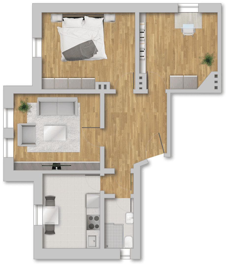 Prenájom bytu 3-izbový 67 m², Mühlenstraße 134, Bielefeld, Severné Porýnie - Westfálsko Prenájom bytu 3-izbový 67 m², Mühlenstraße 134, Bielefeld, Severné Porýnie - Westfálsko