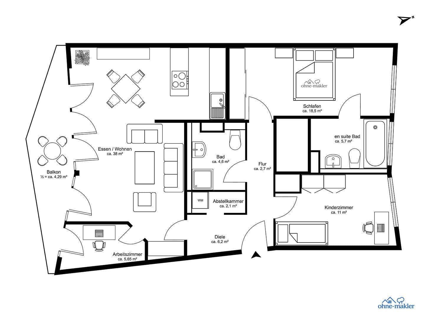 Predaj bytu 4-izbový 98 m², Welfenstraße 68, München, Bavorsko Predaj bytu 4-izbový 98 m², Welfenstraße 68, München, Bavorsko