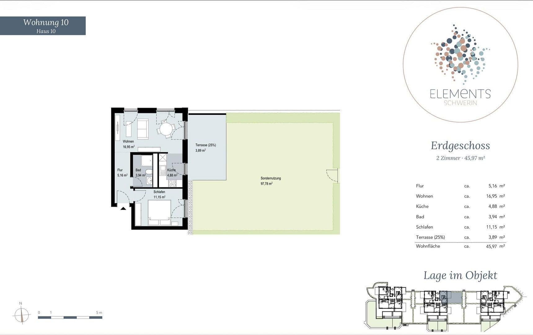 Predaj bytu 2-izbový 46 m², Alte Waisenstiftung 7, Schwerin, Meklenbursko-Predpomoransko Predaj bytu 2-izbový 46 m², Alte Waisenstiftung 7, Schwerin, Meklenbursko-Predpomoransko