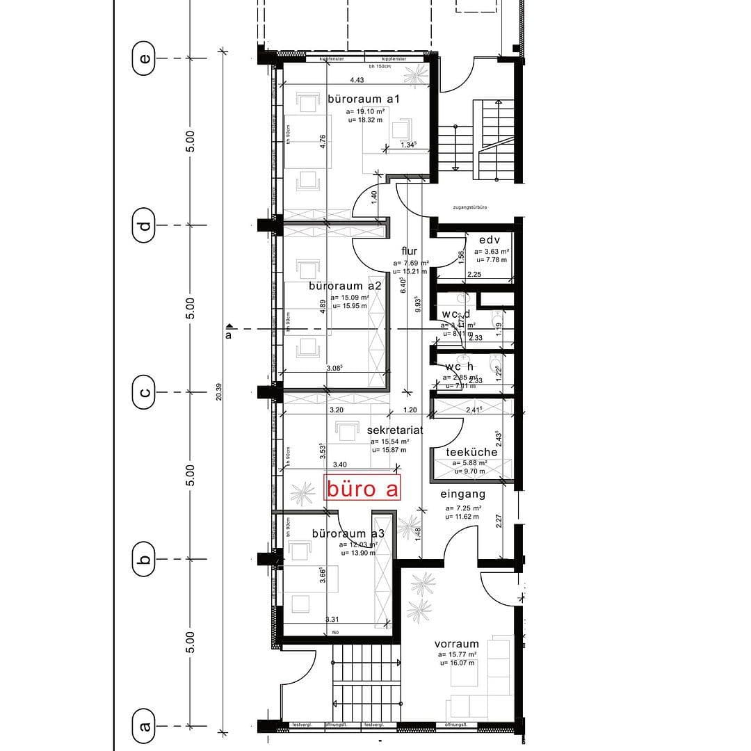 Prenájom kancelárie 93 m², Eisentalstr. 11, Waiblingen, Bádensko-Wurttembersko Prenájom kancelárie 93 m², Eisentalstr. 11, Waiblingen, Bádensko-Wurttembersko