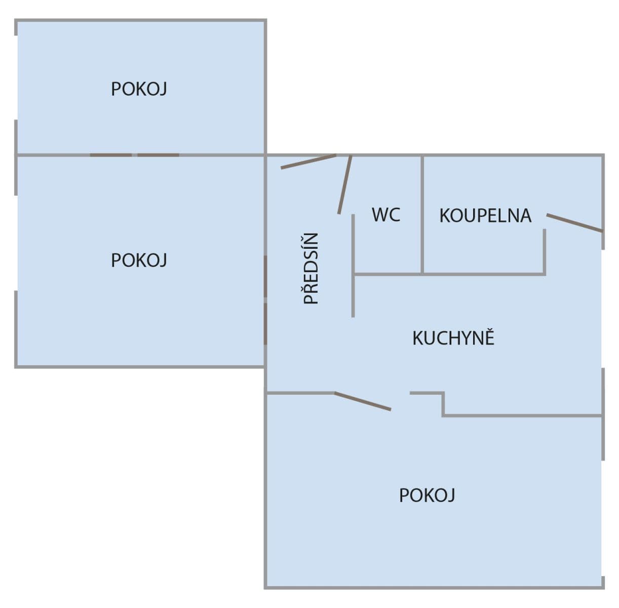 Prenájom bytu 3-izbový 55 m², Molákova, Praha, Praha Prenájom bytu 3-izbový 55 m², Molákova, Praha, Praha
