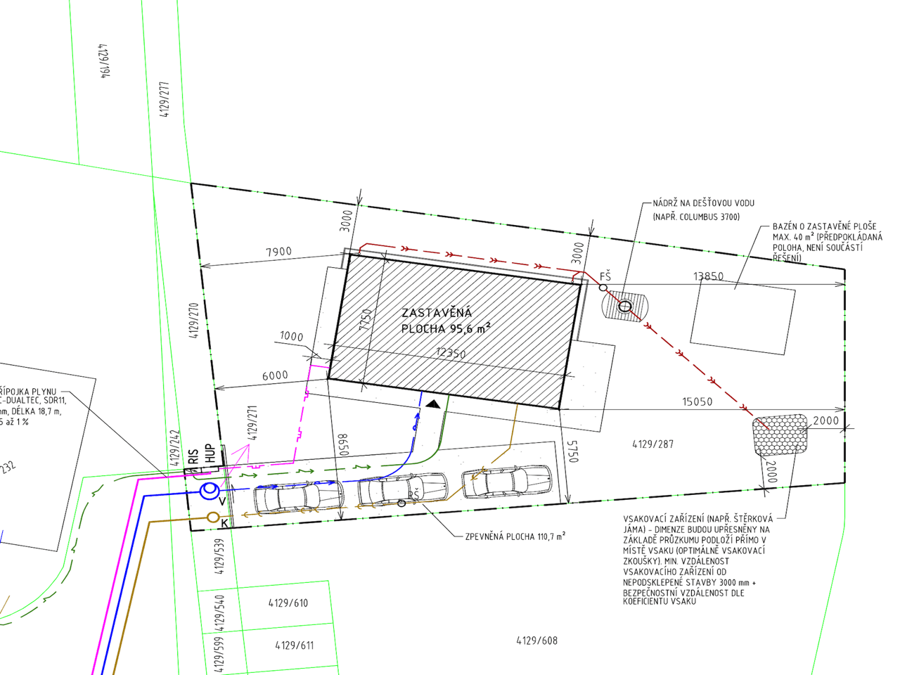 Predaj pozemku 570 m², Tikovská, Praha, Praha Predaj pozemku 570 m², Tikovská, Praha, Praha