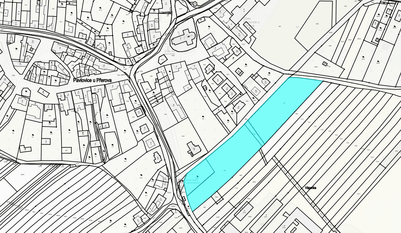 Predaj pozemku 14.429 m², Pavlovice u Přerova, Olomoucký kraj Predaj pozemku 14.429 m², Pavlovice u Přerova, Olomoucký kraj