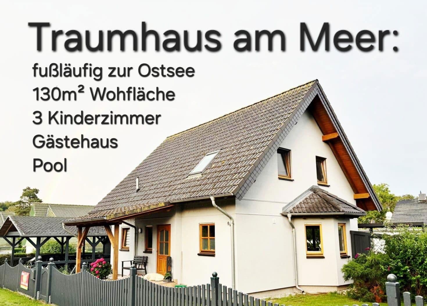 Predaj domu 155 m², pozemek 1.000 m², Ückeritz, Meklenbursko-Predpomoransko Predaj domu 155 m², pozemek 1.000 m², Ückeritz, Meklenbursko-Predpomoransko