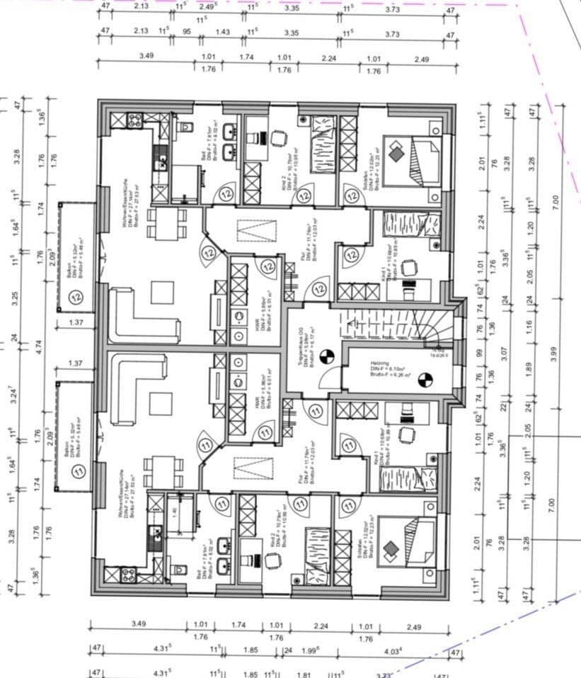 Prenájom bytu 5-izbový 92 m², Bahnweg 1b, Barßel, Dolné Sasko Prenájom bytu 5-izbový 92 m², Bahnweg 1b, Barßel, Dolné Sasko