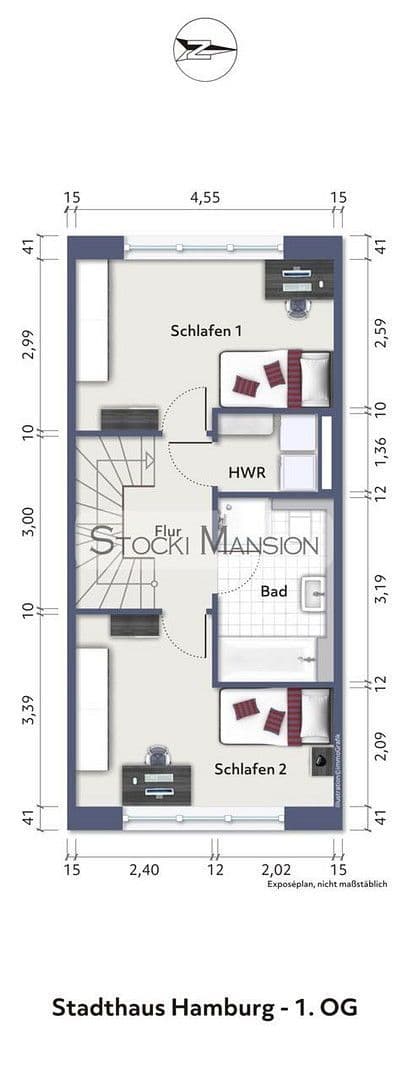 Prenájom bytu 4-izbový 111 m², Hamburg, Hamburg Prenájom bytu 4-izbový 111 m², Hamburg, Hamburg