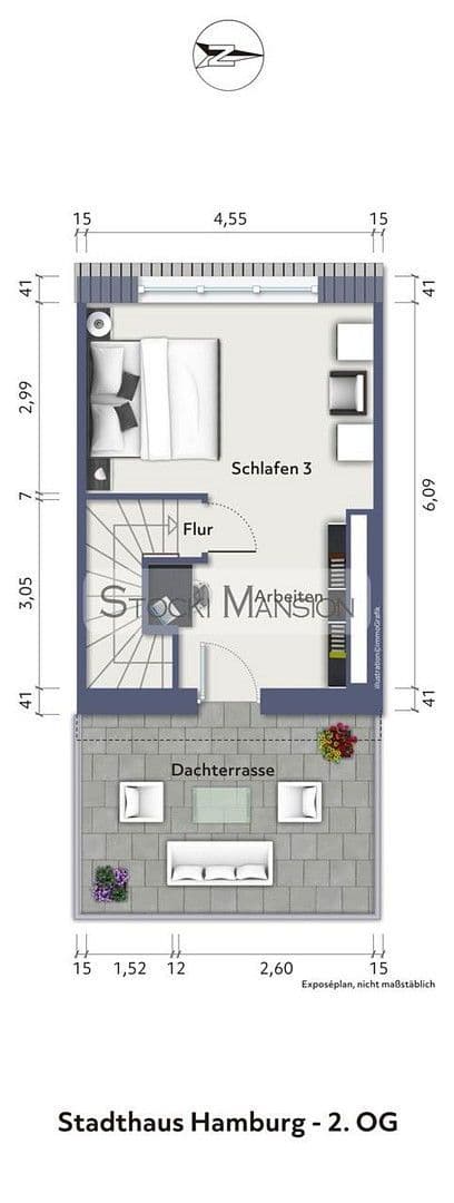 Prenájom bytu 4-izbový 111 m², Hamburg, Hamburg Prenájom bytu 4-izbový 111 m², Hamburg, Hamburg